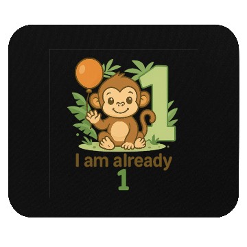 Discover I am already 1 – Monkey Edition Mouse Pads
