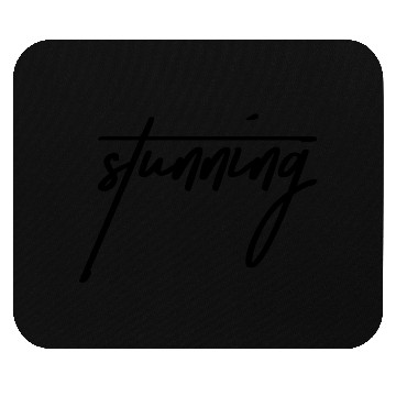 Discover Stunning Word Art – Clean Script Typography Mouse Pads