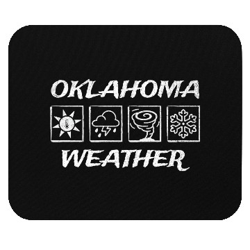 Discover Oklahoma Weather - Seasons Mouse Pads