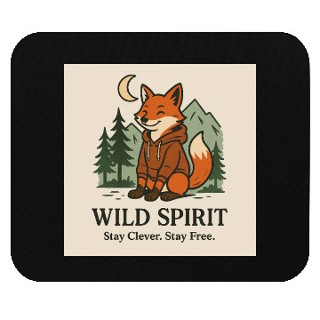 Discover Wild Spirit Fox Design Mouse Pads