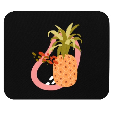 Discover summer time tropical fruit Realistic Pineapple Mouse Pads