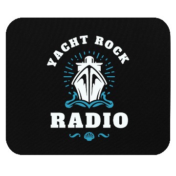 Discover YACHT ROCK - WHITE LETTERS Mouse Pads