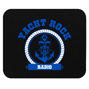 Discover YACHT ROCK - BLUE LETTERS Mouse Pads