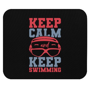 Discover Funny Swimming Saying Mouse Pads