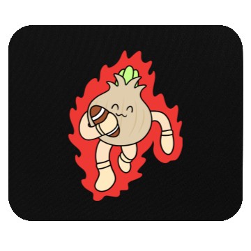 Discover Cute rugby onion Mouse Pads