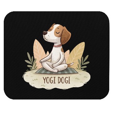 Discover Zen the Mindful Pup Mouse Pads