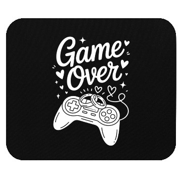 Discover Game Over Wedding Gamer Rings Controller Mouse Pads