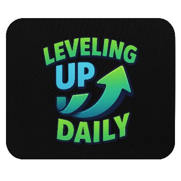 Discover Level Up Daily – Gamer Mindset Streetwear Mouse Pads