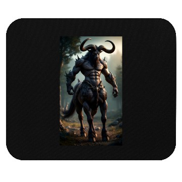 Discover Dark Minotaur Warrior Fantasy Art Mouse Pads