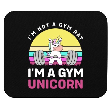 Discover Bodybuilding Gym Unicorn Mouse Pads
