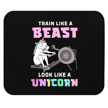 Discover Fitness Exercise Gym Unicorn Mouse Pads