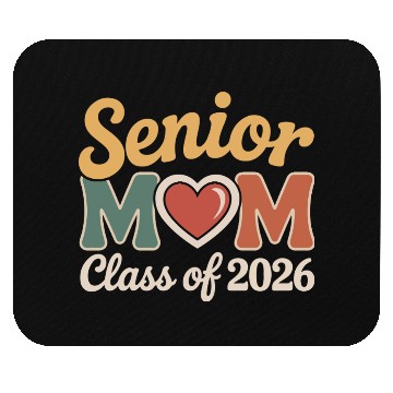 Discover Senior Mom Graduation Design Mouse Pads