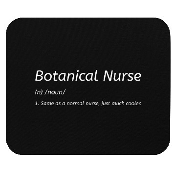 Discover Botanical Nurse Definition – Cool Plant Lover Mouse Pads