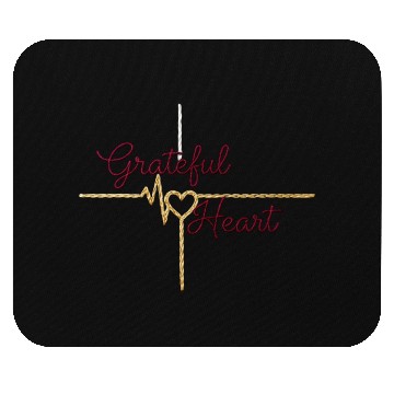 Discover Grateful Heart Beat Mouse Pads