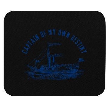Discover Captain of My Own Destiny Mouse Pads
