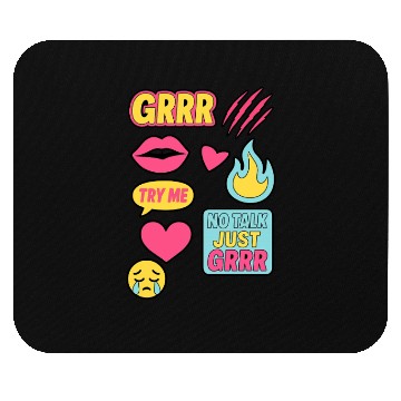 Discover Sticker Grrr – TikTok Baddie Pack Mouse Pads