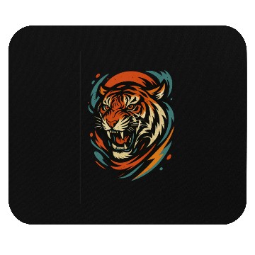Discover Tiger Head Mouse Pads