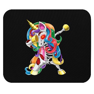 Discover Dabbing Zombie Unicorn Halloween Mouse Pads