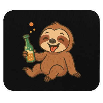 Discover Drunk Party Sloth Mouse Pads