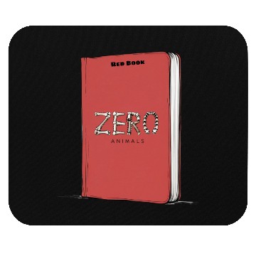 Discover ZERO ANIMALS - Bold Hand-Drawn Vegan Design Mouse Pads