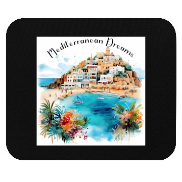 Discover Mediterranean Dreams Mouse Pads