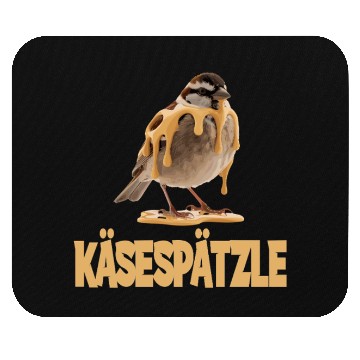 Discover Käsespätzle Sparrow Delight With Cheesy Drizzle Mouse Pads