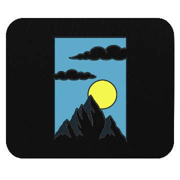 Discover Sunrise Mountain Peak Mouse Pads