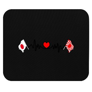 Discover Heartbeat with Japan & Rising Sun Mouse Pads