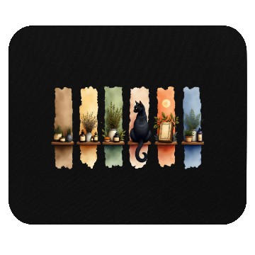 Discover Shelf Life – Autumn Cottagecore Brushstrokes Mouse Pads