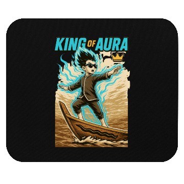 Discover King of Aura, Pacu Jalur kid,Viral tiktok meme Mouse Pads