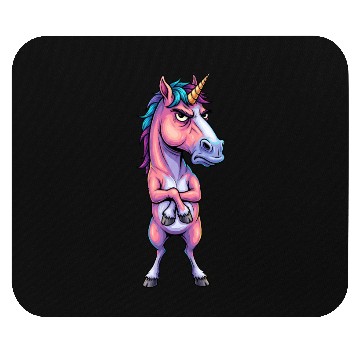 Discover Grumpy Unicorn – My Mood, My Magic Mouse Pads