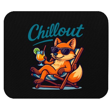 Discover Fox Chillout Mouse Pads