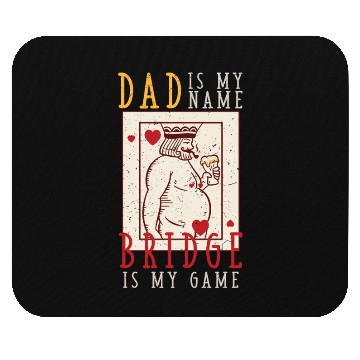 Discover Bridge Player Dad Mouse Pads