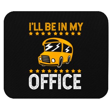 Discover Funny School Bus Drivers Yellow Bus Mouse Pads