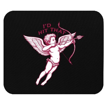 Discover Pink Cupid Valentine's Day Design Mouse Pads