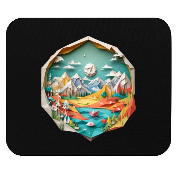 Discover 3D landscape Mouse Pads
