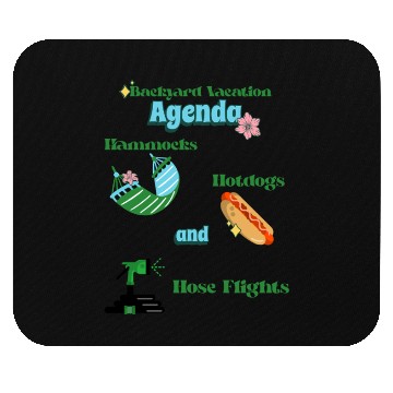 Discover Backyard Vacation Mouse Pads