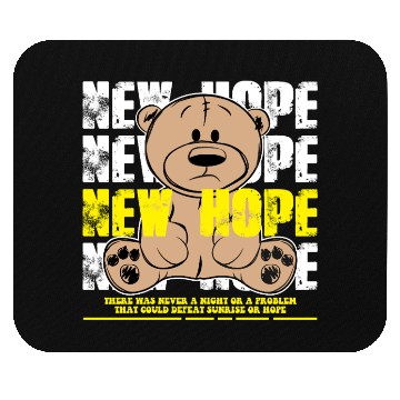 Discover New Hope No More Teddy Bear Mouse Pads