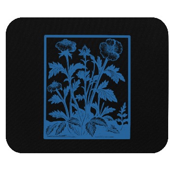 Discover Wildflowers 90s Retro Flowers Mouse Pads