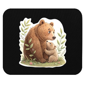 Discover Bear Hugs & Berry Love Mouse Pads