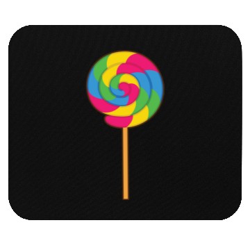Discover Lollipop Rainbow Sucker Candy Halloween Costume Mouse Pads