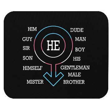 Discover Gender Neutral Pride Month Gender Pronouns Mouse Pads