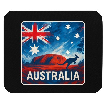 Discover Australia Outback Design Mouse Pads