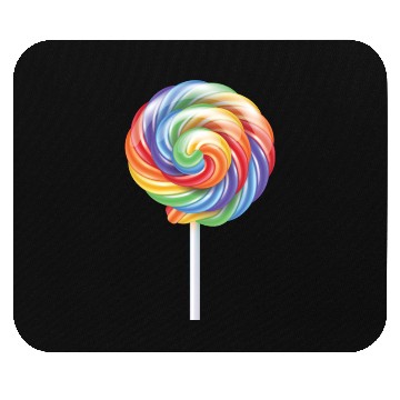 Discover Lollipop Rainbow Sucker Candy Costume Halloween Mouse Pads