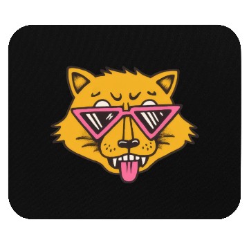 Discover Cool Mischievous Raccoon Mouse Pads