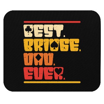 Discover Bridge Player Best bridge Dad Ever Mouse Pads