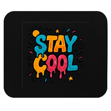 Discover Stay Cool - Melting Ice Cream Graffiti Vibes Mouse Pads