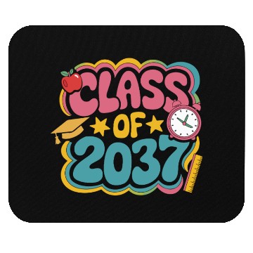 Discover Class of 2037 Grow With Me, groovy back to school Mouse Pads