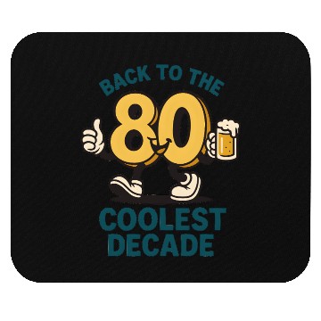Discover 80s back to the coolest decade Mouse Pads