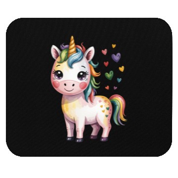 Discover Believe in Magic – Cute Rainbow Unicorn Fantasy Mouse Pads